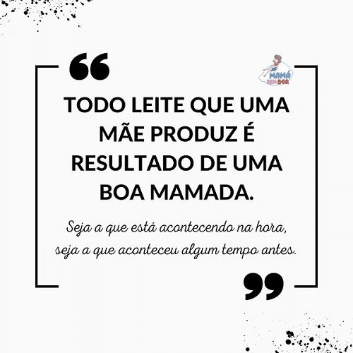 A produção de leite materno depende de uma boa extração de leite.